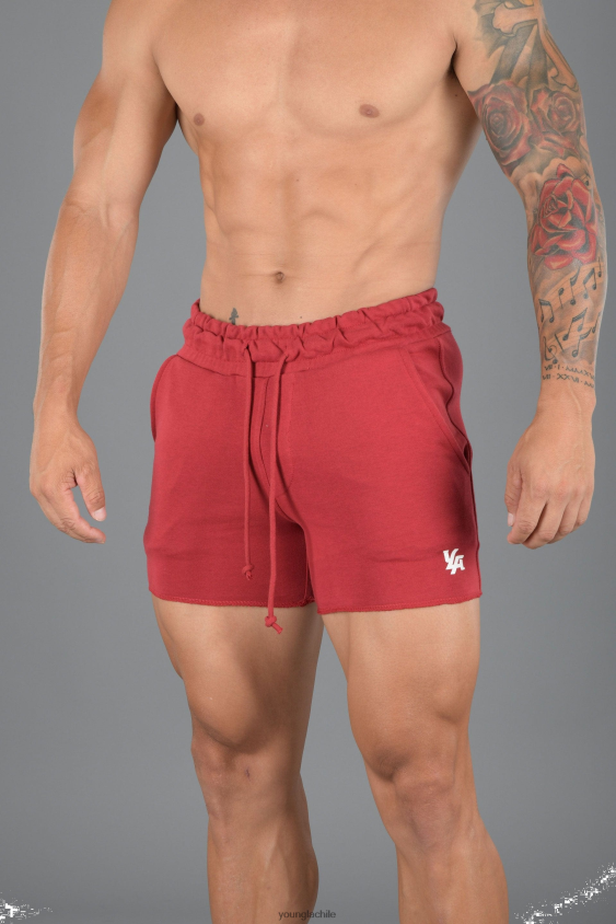 YoungLA compression shirt - 102 pantalones cortos de rizo francés de culturismo rojo ropa hombres YoungLA N8PZ659