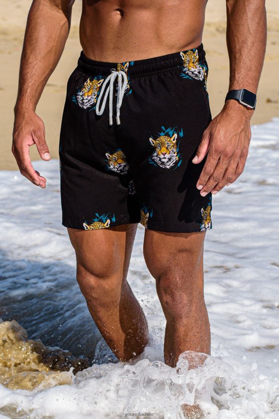 128 shorts de baño abstractos \'22 rosquilla ropa hombres YoungLA N8PZ708 - YoungLA gym