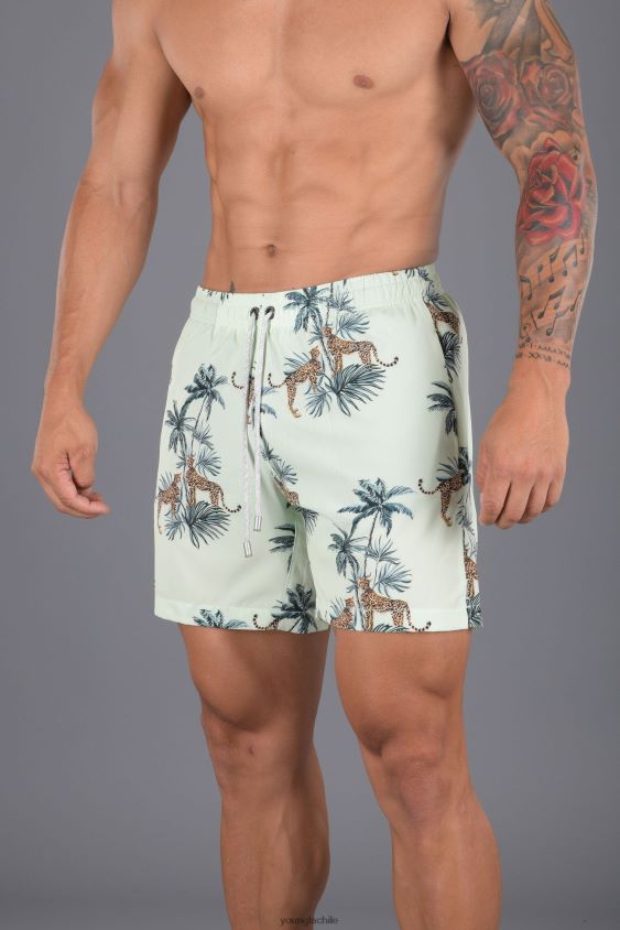 128 shorts de baño abstractos \'22 rosquilla ropa hombres YoungLA N8PZ708 - YoungLA gym