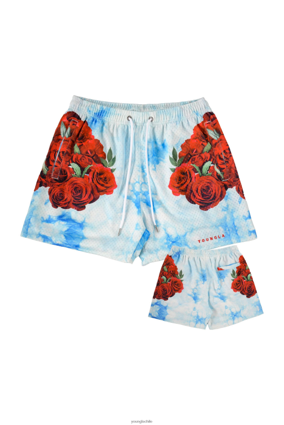 YoungLA joggers - 141 los cortos de la fiesta del barrio las rosas son rojas ropa hombres YoungLA N8PZ609