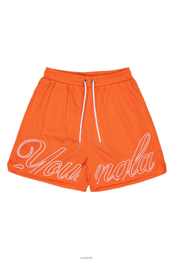 YoungLA ropa - 155 pantalones cortos de campeonato naranja ropa hombres YoungLA N8PZ473