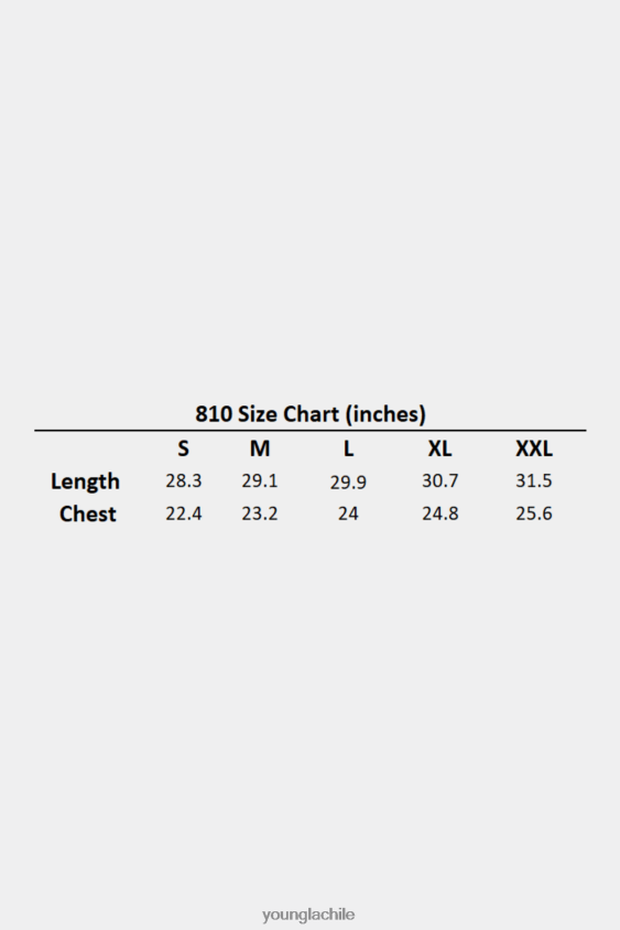 YoungLA poleras - 810 marca registrada de manga larga carbón ropa hombres YoungLA N8PZ428