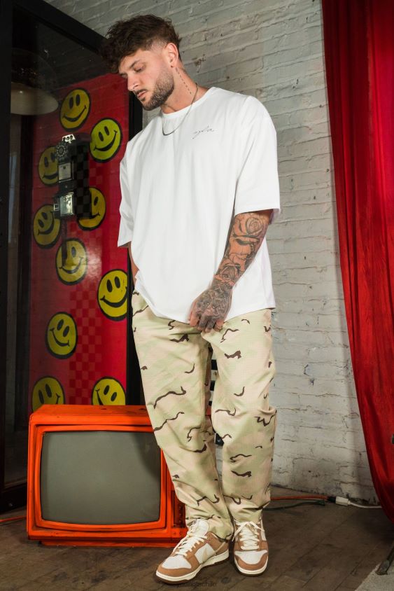 YoungLA attack on titan - 201 pantalones fuera de la red camuflaje de nieve ropa hombres YoungLA N8PZ923