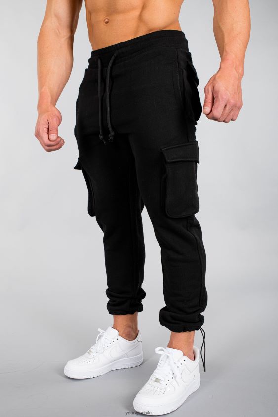 206 joggers de combate rambo gris pardo ropa hombres YoungLA N8PZ916 - YoungLA Chile