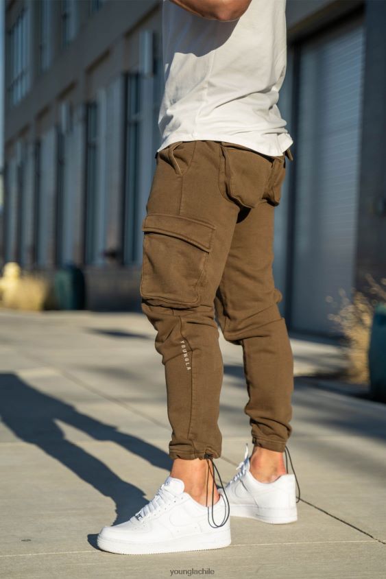 206 joggers de combate rambo lavado de oliva militar ropa hombres YoungLA N8PZ915 - ropa YoungLA Chile