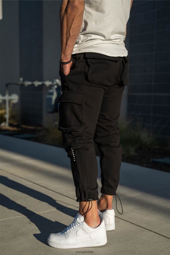 206 joggers de combate rambo lavado marrón ropa hombres YoungLA N8PZ914 - YoungLA joggers