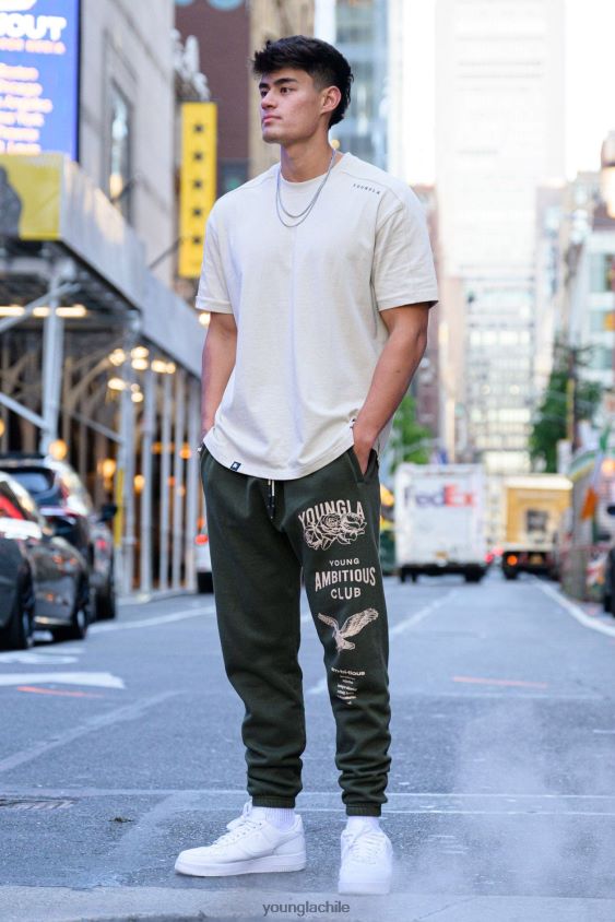 YoungLA joggers - 233 los corredores inmortales caen 22\" ciruela perfecta ropa hombres YoungLA N8PZ851