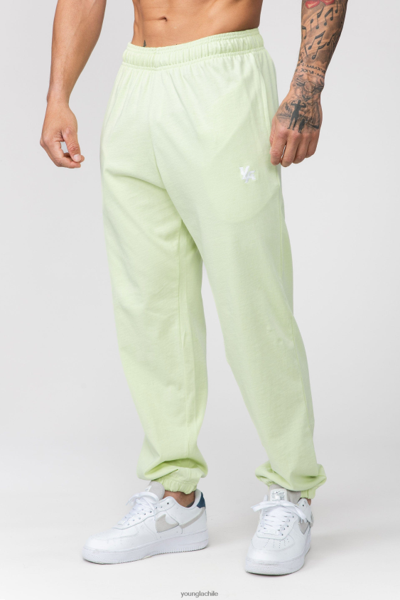 YoungLA joggers - 234 joggers con cubierta de bomba en colores pastel verde pastel ropa hombres YoungLA N8PZ878