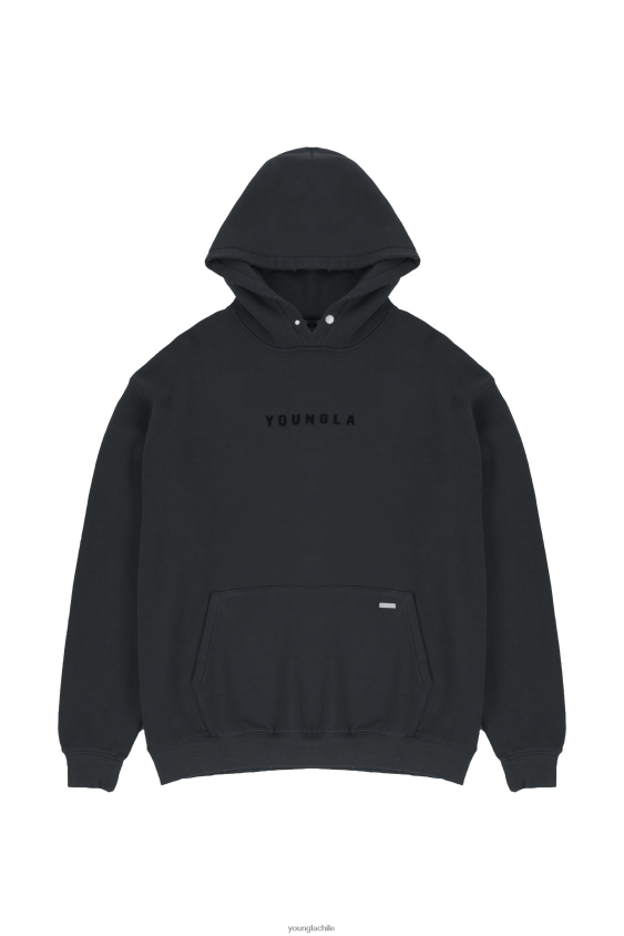 YoungLA compression shirt - 535 monarca sudaderas con capucha lavado negro ropa hombres YoungLA N8PZ838