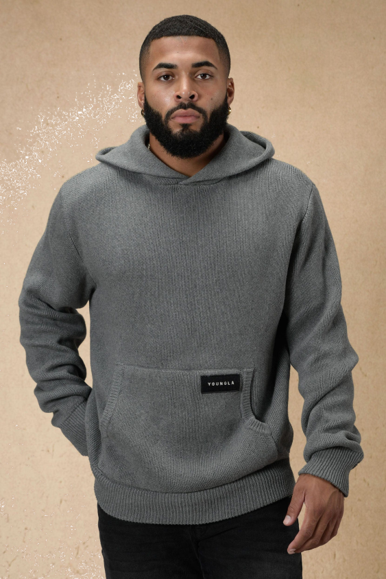 YoungLA joggers - 547 sudaderas con capucha de punto mojave cuero gris ropa hombres YoungLA N8PZ763