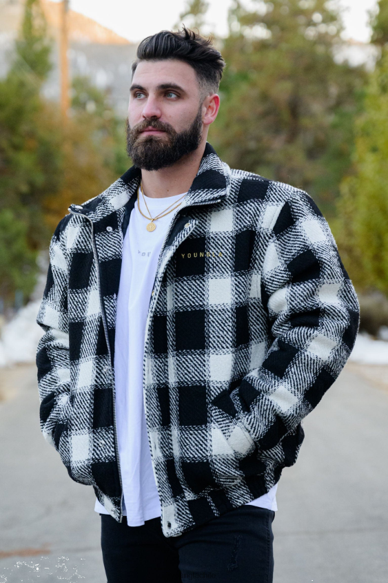 563 chaquetas kingpin negro ropa hombres YoungLA N8PZ824 - YoungLA joggers