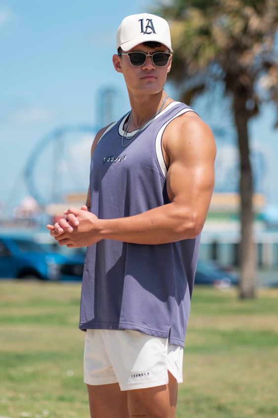 YoungLA attack on titan - 920 a-frame la gorra snapback 2.0 azul real ropa hombres YoungLA N8PZ946