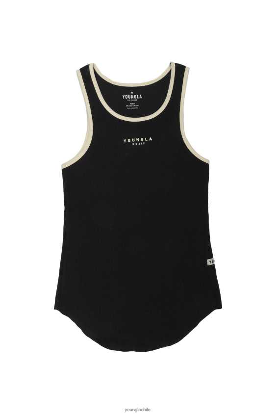 313 tanques de costillas de cohetes negro ropa hombres YoungLA N8PZ47 - YoungLA ropa