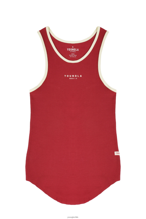YoungLA joggers - 313 tanques de costillas de cohetes rojo ropa hombres YoungLA N8PZ53