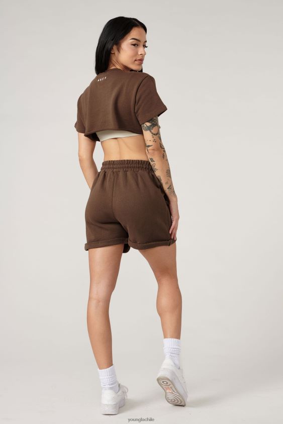 w102 pantalones cortos supremos bosque verde ropa mujer YoungLA N8PZ1091 - YoungLA poleras