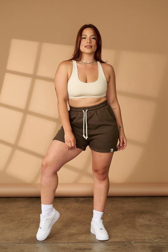 w102 pantalones cortos supremos bosque verde ropa mujer YoungLA N8PZ1091 - YoungLA poleras