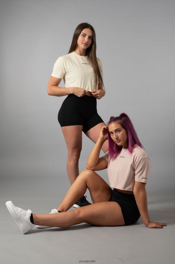 camiseta corta establecida w403 bebida rosa ropa mujer YoungLA N8PZ1023 - YoungLA joggers