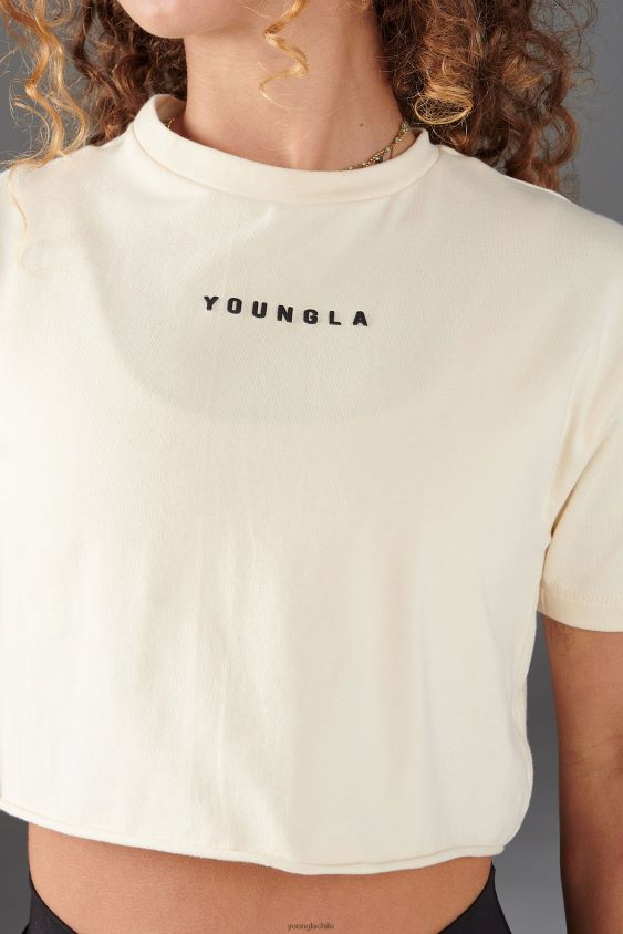 camiseta corta establecida w403 negro ropa mujer YoungLA N8PZ1025 - YoungLA Chile