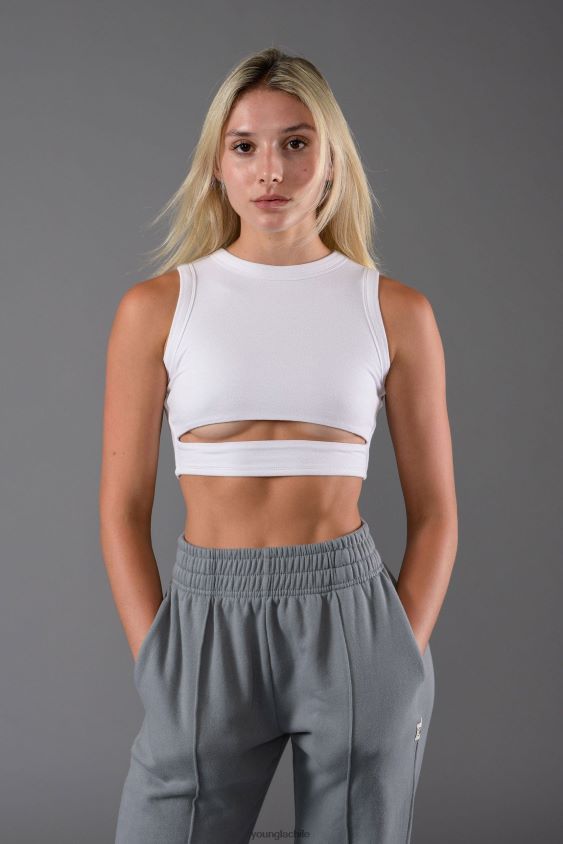 YoungLA poleras - playeras sin mangas w302 color topo claro ropa mujer YoungLA N8PZ1041