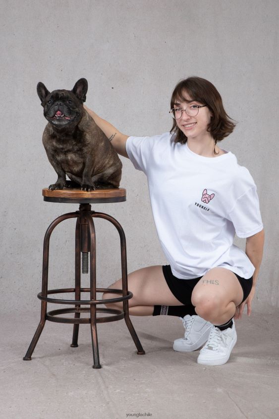 YoungLA pantalones - w417 camiseta extragrande iggy lavado gris claro ropa mujer YoungLA N8PZ1057