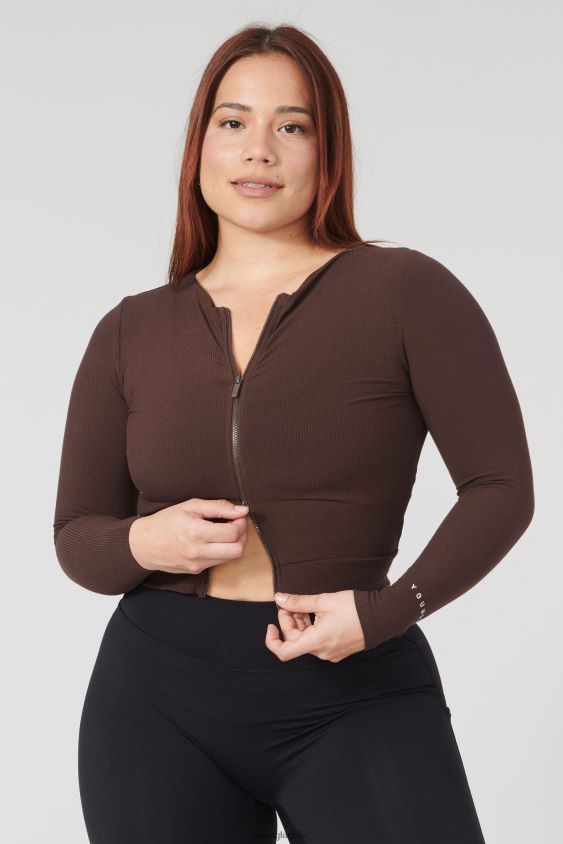 YoungLA attack on titan - w418 manga larga con doble cremallera gris ropa mujer YoungLA N8PZ1040