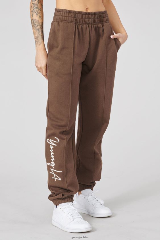 YoungLA pantalones - corredores de script w202 2.0 blanco brezo ropa mujer YoungLA N8PZ1132