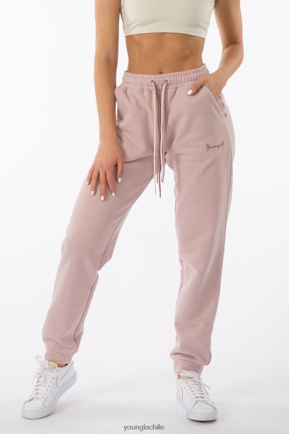 joggers de triple cuerda w207 cuero gris ropa mujer YoungLA N8PZ1136 - ropa YoungLA Chile