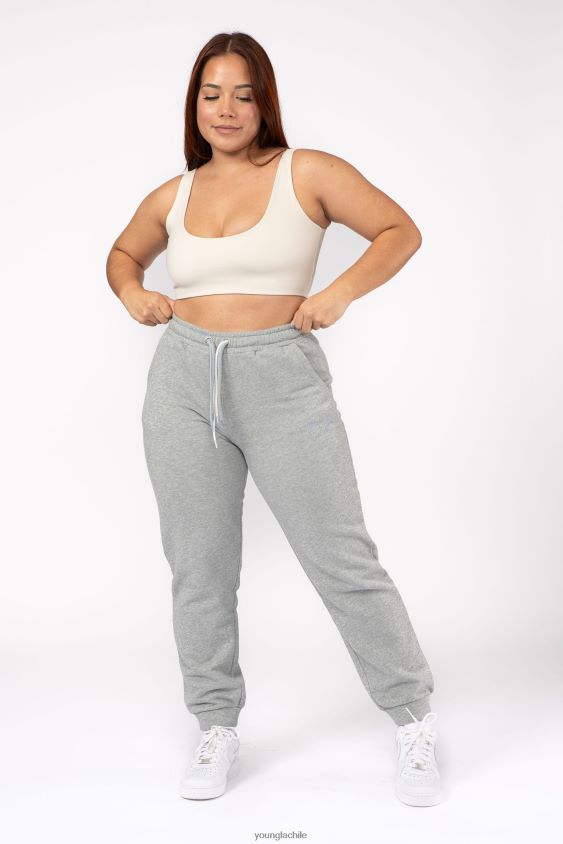 joggers de triple cuerda w207 negro ropa mujer YoungLA N8PZ1137 - YoungLA Chile