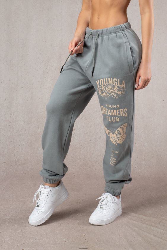 joggers soñadores w211 crema ropa mujer YoungLA N8PZ1170 - YoungLA gym