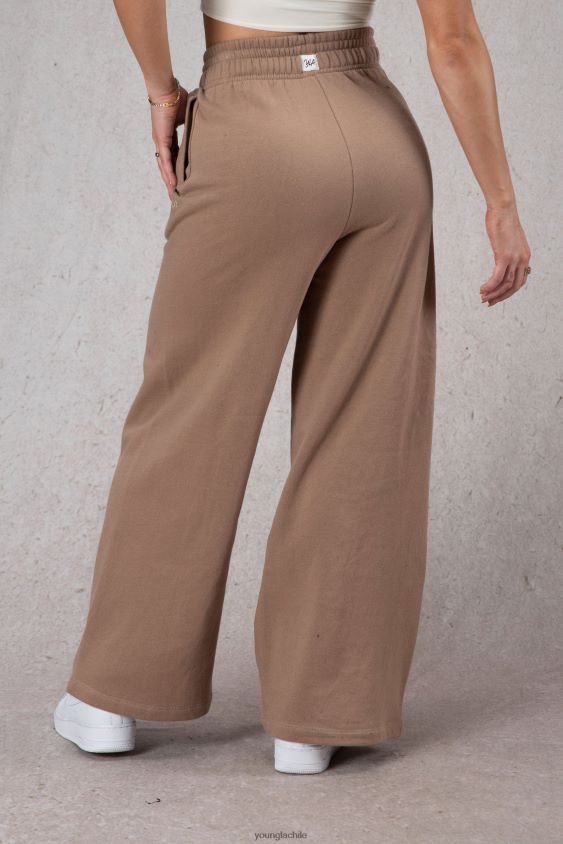 pantalones de lana de pierna ancha w201 Marfil ropa mujer YoungLA N8PZ1142 - YoungLA ropa
