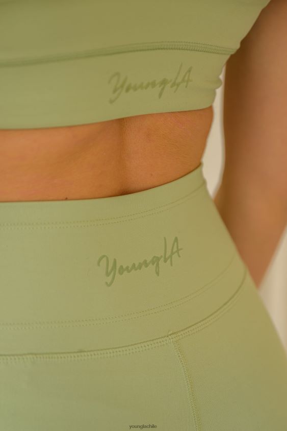 YoungLA pantalones - w213 - leggings acampanados de asana chocolate con leche ropa mujer YoungLA N8PZ1158