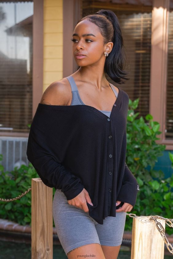 cárdigan café w415 crema de vainilla ropa mujer YoungLA N8PZ1195 - YoungLA attack on titan