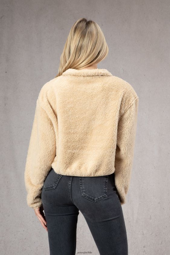 suéter de lana de peluche w506 camello ropa mujer YoungLA N8PZ1201 - YoungLA gym
