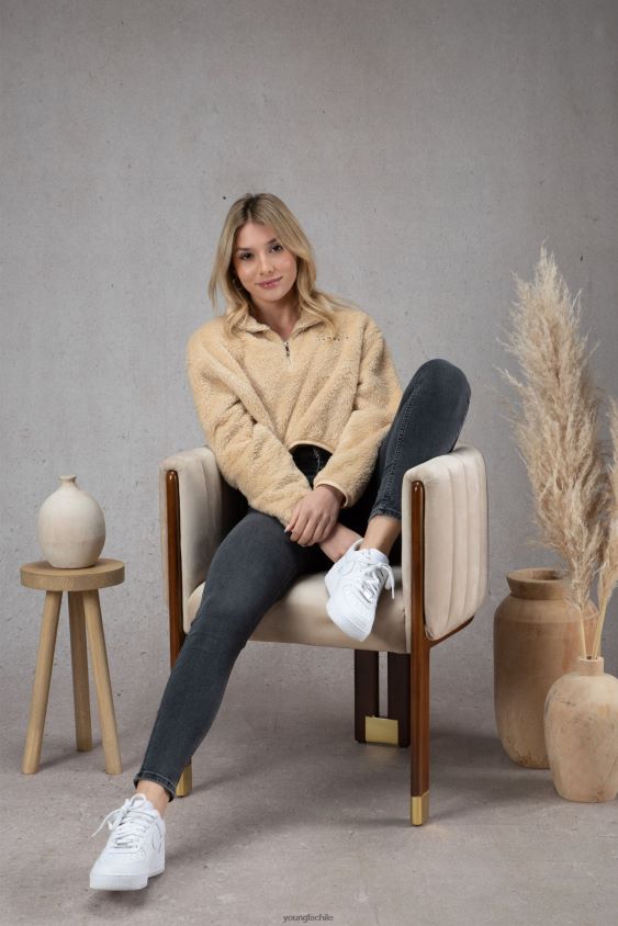 suéter de lana de peluche w506 camello ropa mujer YoungLA N8PZ1201 - YoungLA gym