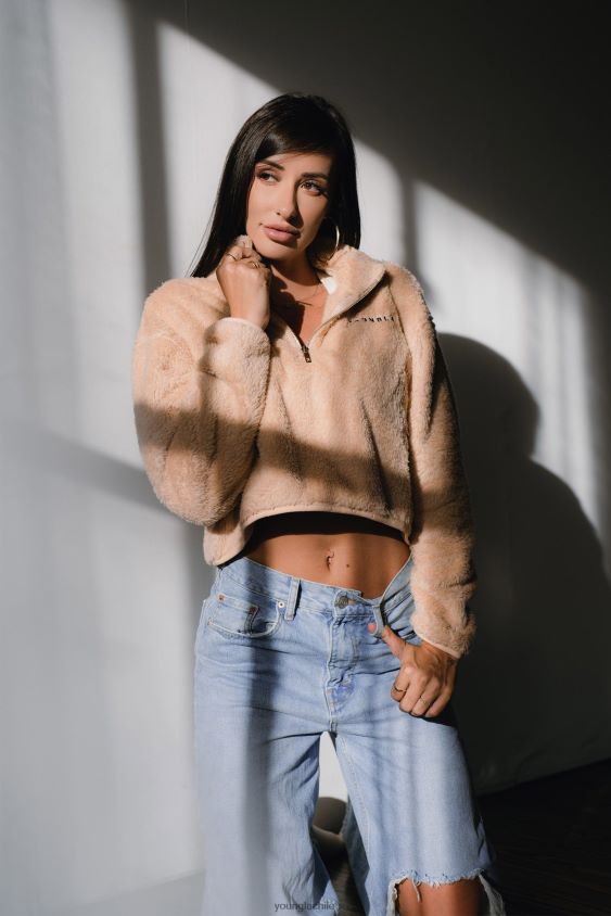 suéter de lana de peluche w506 negro ropa mujer YoungLA N8PZ1203 - YoungLA pantalones