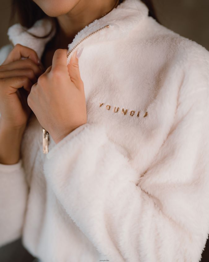 suéter de lana de peluche w506 salmón ropa mujer YoungLA N8PZ1204 - YoungLA attack on titan