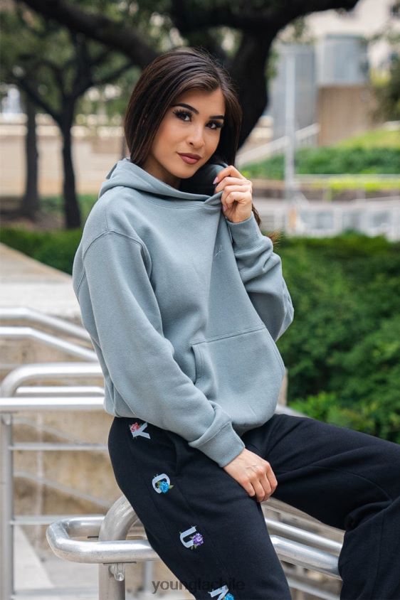 YoungLA Chile - sudadera con capucha básica w502 negro ropa mujer YoungLA N8PZ1190