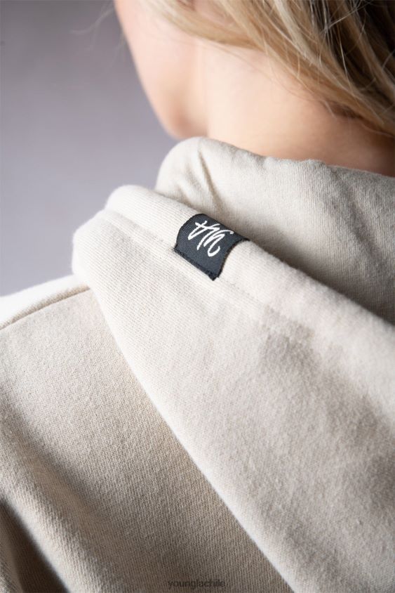 YoungLA poleras - w508 sudadera con capucha recortada perfecta negro ropa mujer YoungLA N8PZ1174